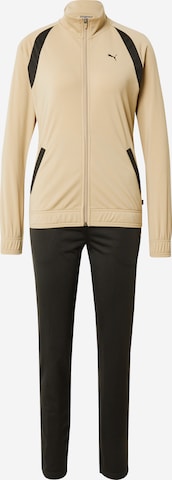 PUMA Tracksuit 'Classic' in Brown: front