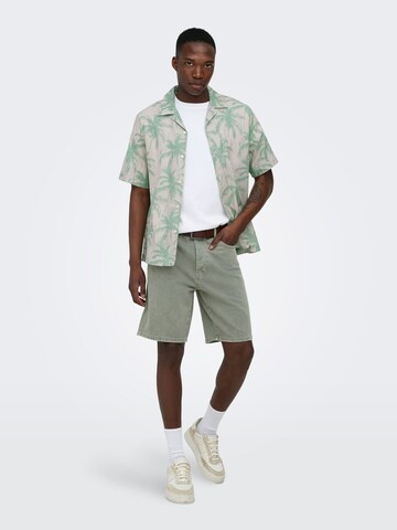 Only & Sons - regular Vaquero 'ONSEdge' en verde
