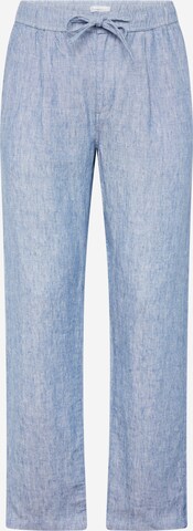 Regular Pantalon à pince KnowledgeCotton Apparel en bleu : devant