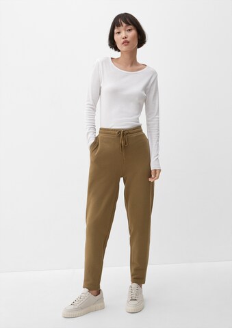 s.Oliver Tapered Broek in Groen