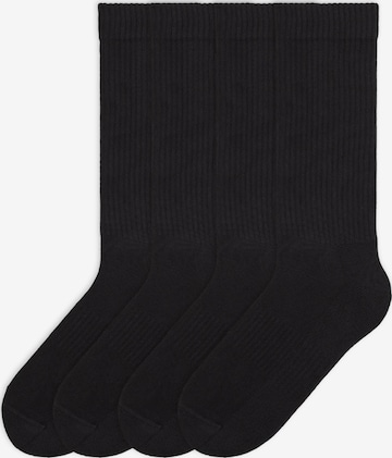 Von Jungfeld Socks 'CASUAL CLASSIC' in Black: front