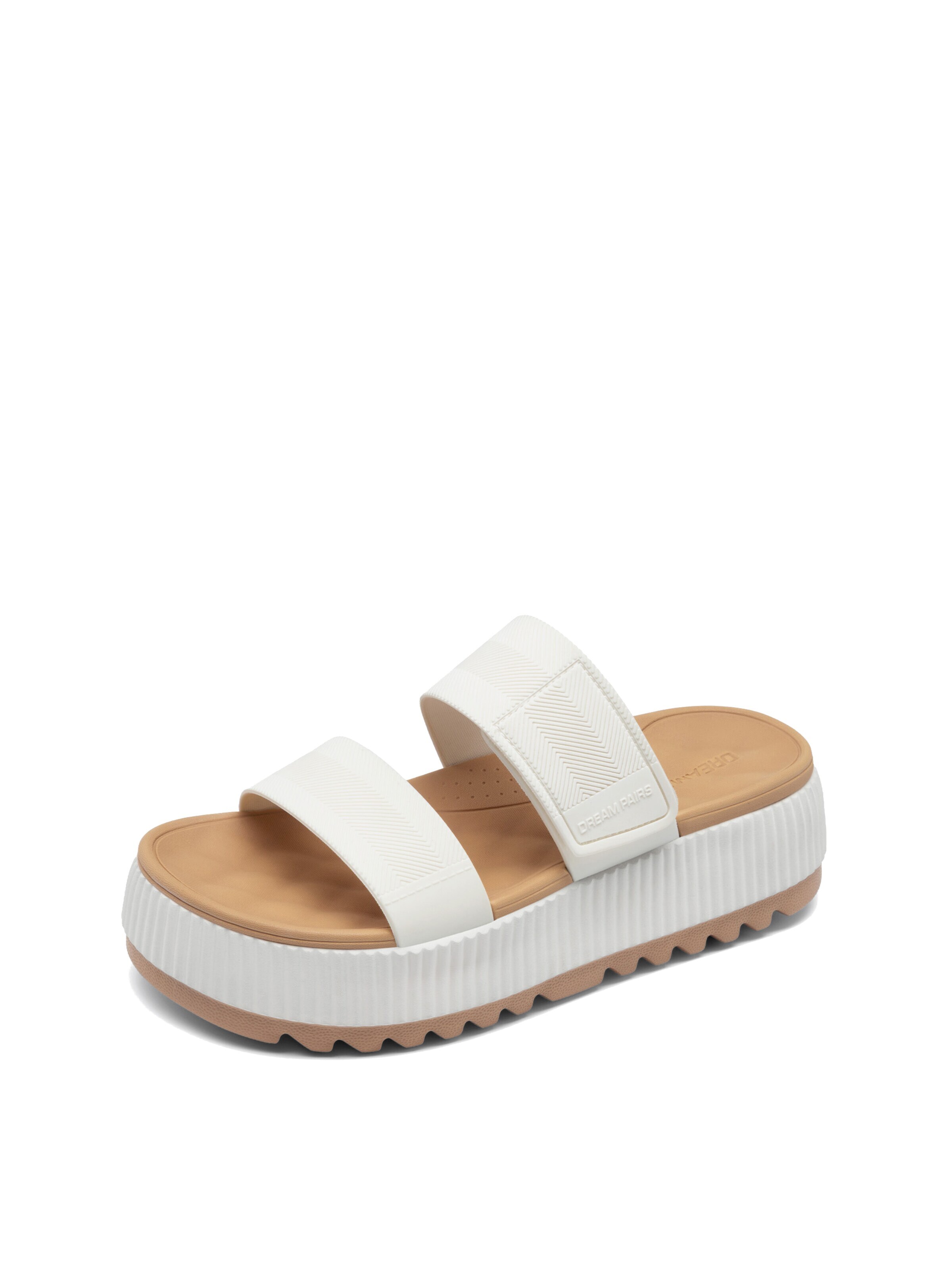 Zoccoletto di Dream Pairs in bianco: frontale