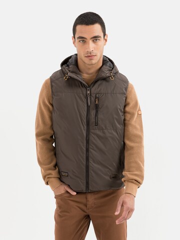 CAMEL ACTIVE Vest in Brown: front