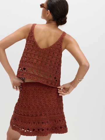 Jupe Marks & Spencer en marron