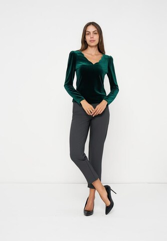 Anna Field - Camisa em verde: frente