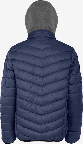boundry Between-Season Jacket in Blue