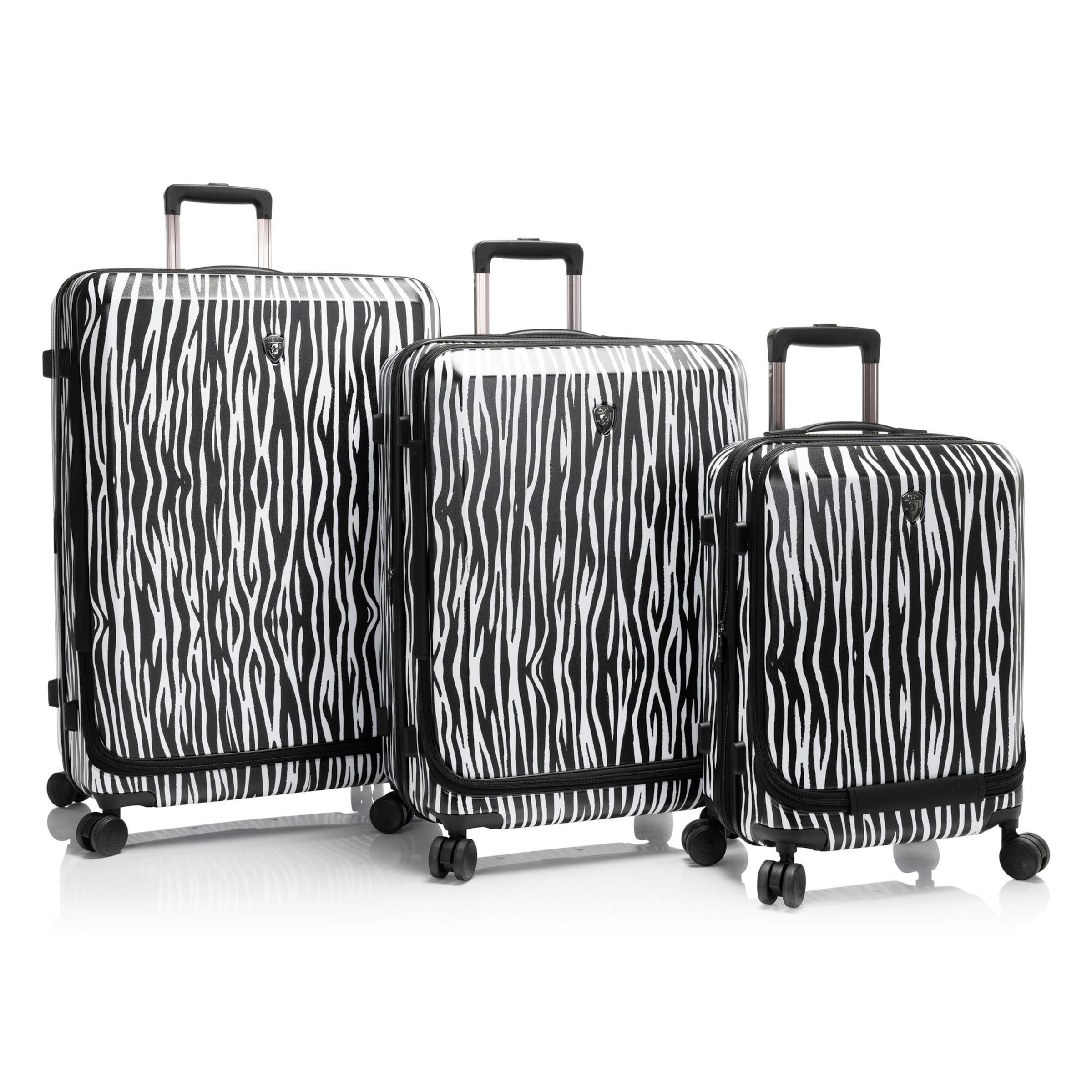 Heys Suitcase Set in Black: front