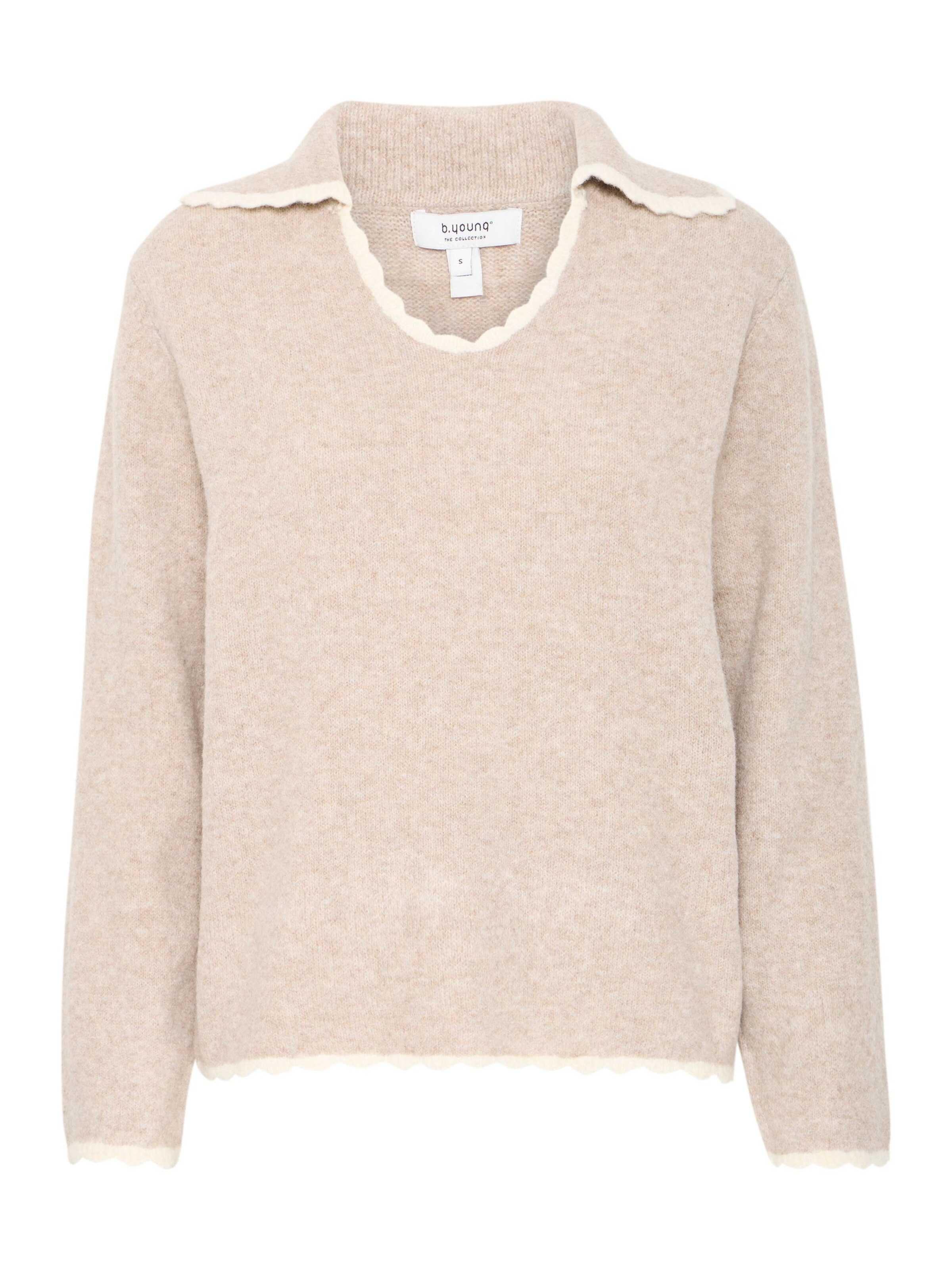 b.young Pullover 'NINNA' in beige, Produktansicht