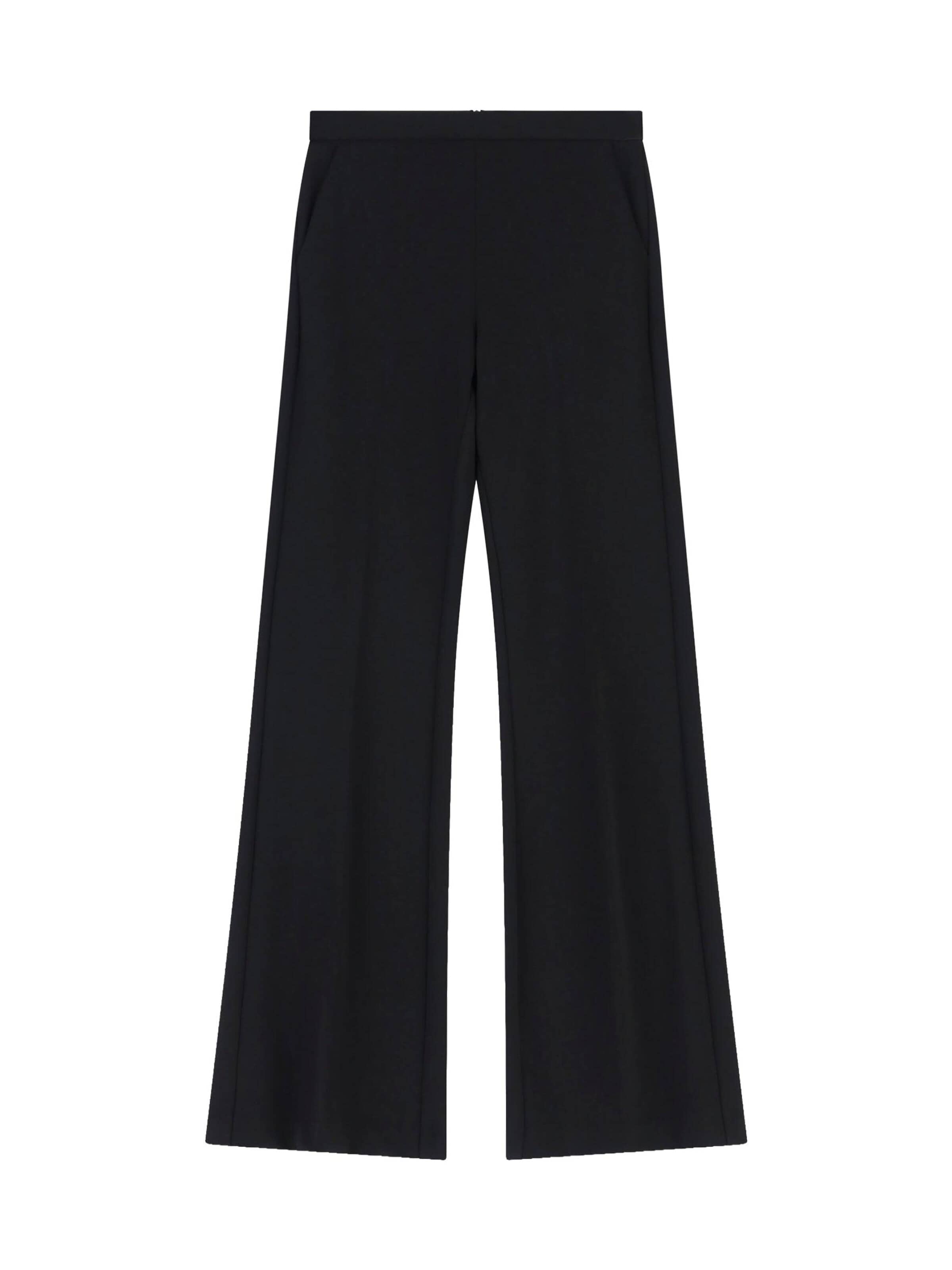 IMPERIAL Flared Hose 'IMPERIAL PANTALONE A ZAMPA'‌‌‌‌‌ in Schwarz: Vorderseite
