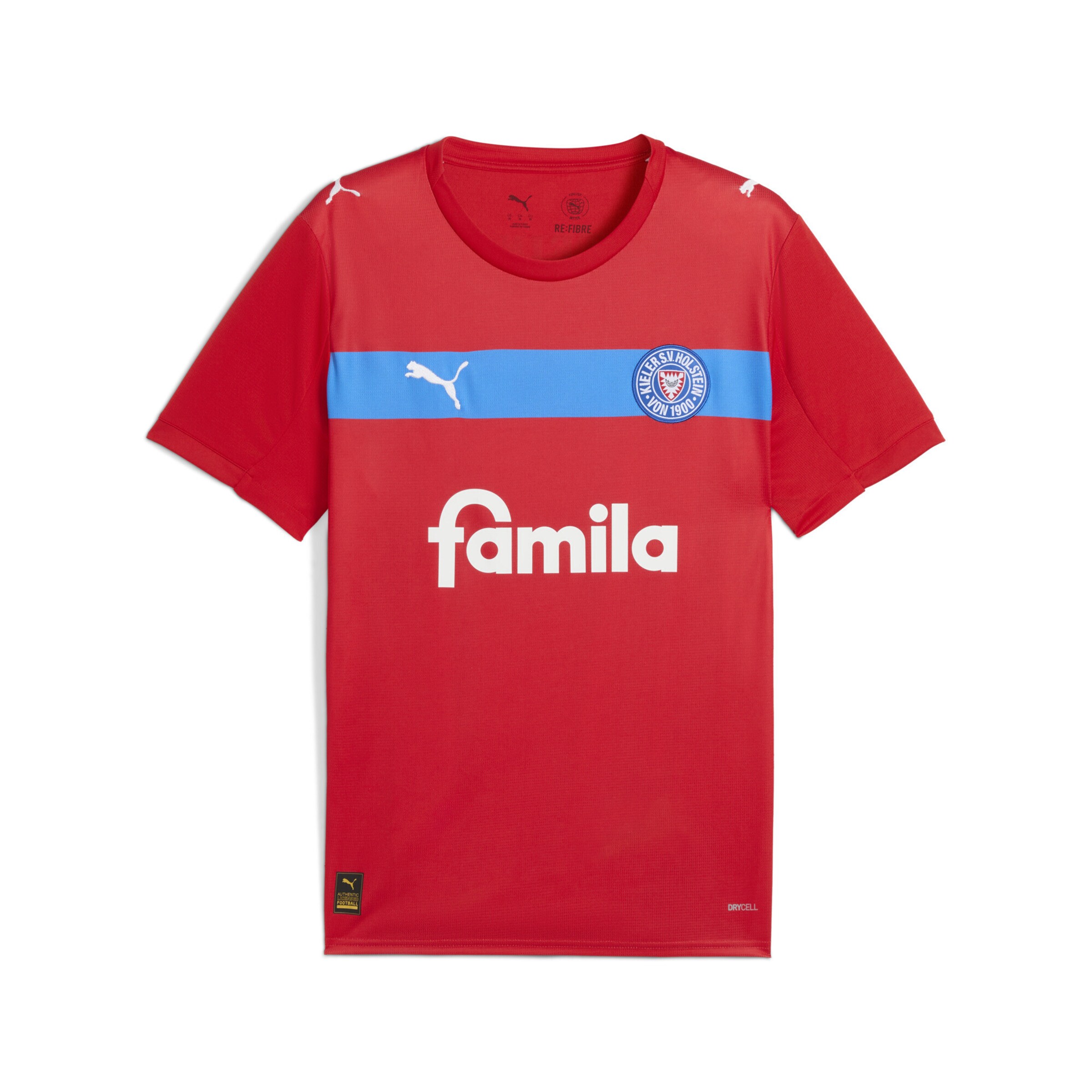 PUMA Tricot 'Holstein Kiel 25/26' in Rood: voorkant