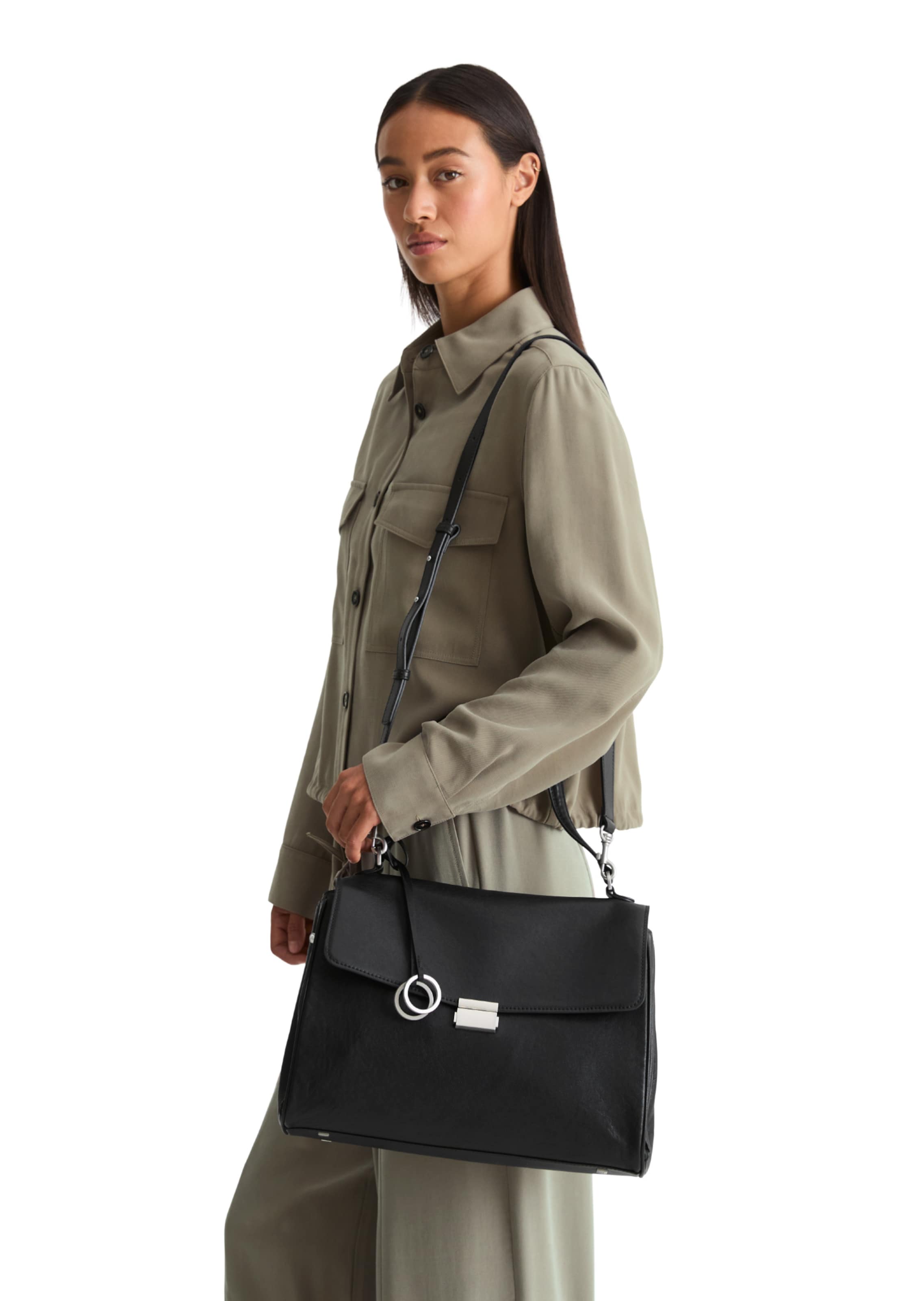 Marc O'Polo Handbag ' Goldy ' in Black: front