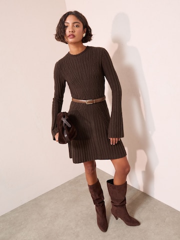 Friends Like These Pletena obleka | rjava barva