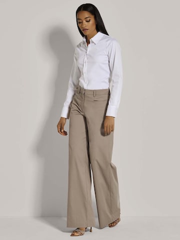 Wide Leg Pantalon MADELEINE en beige