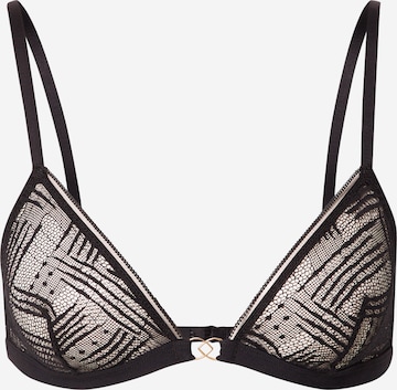 ETAM Triangle Bra 'ORAGE' in Black: front