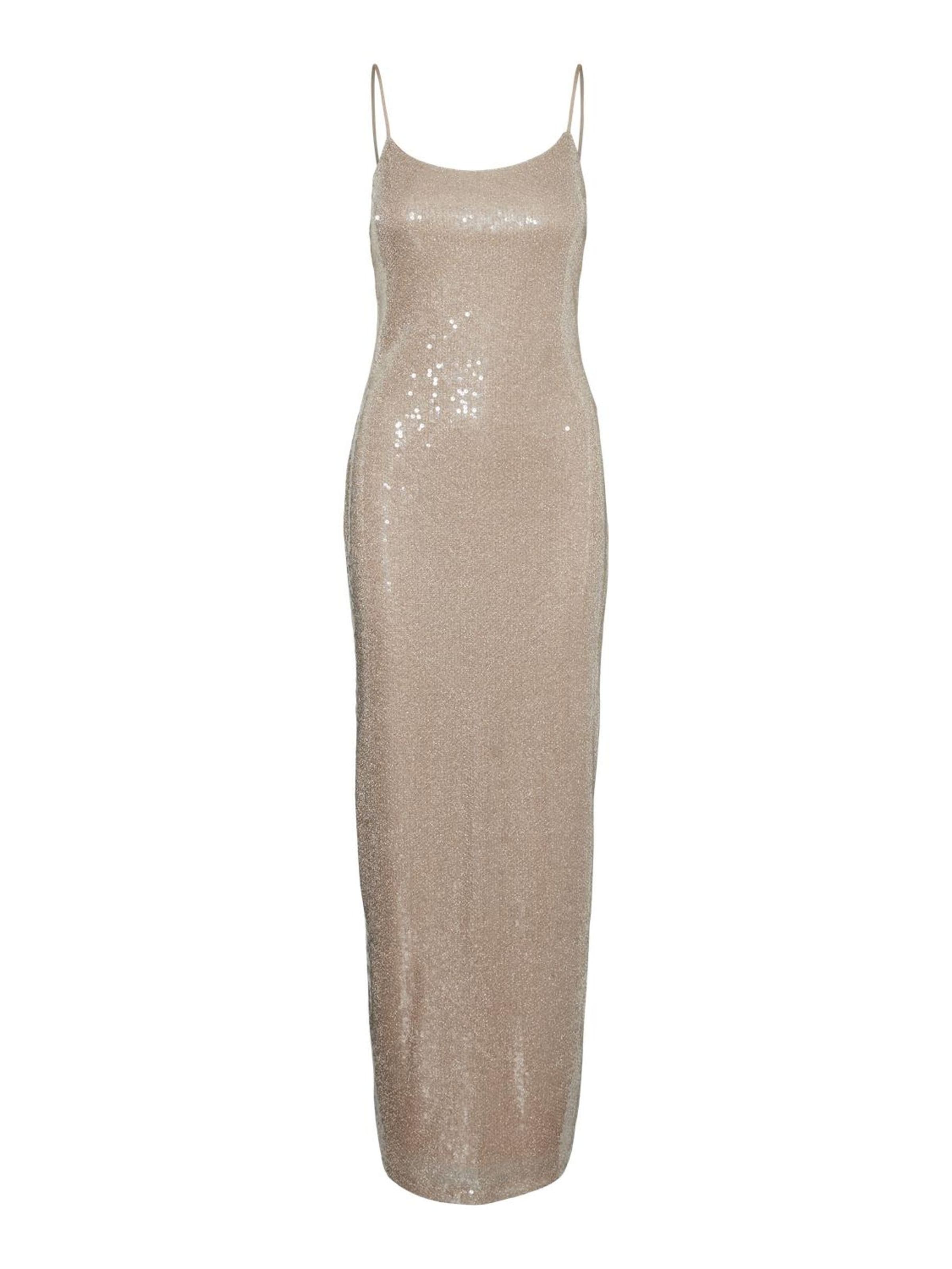 SOMETHINGNEW Dress in Beige: front