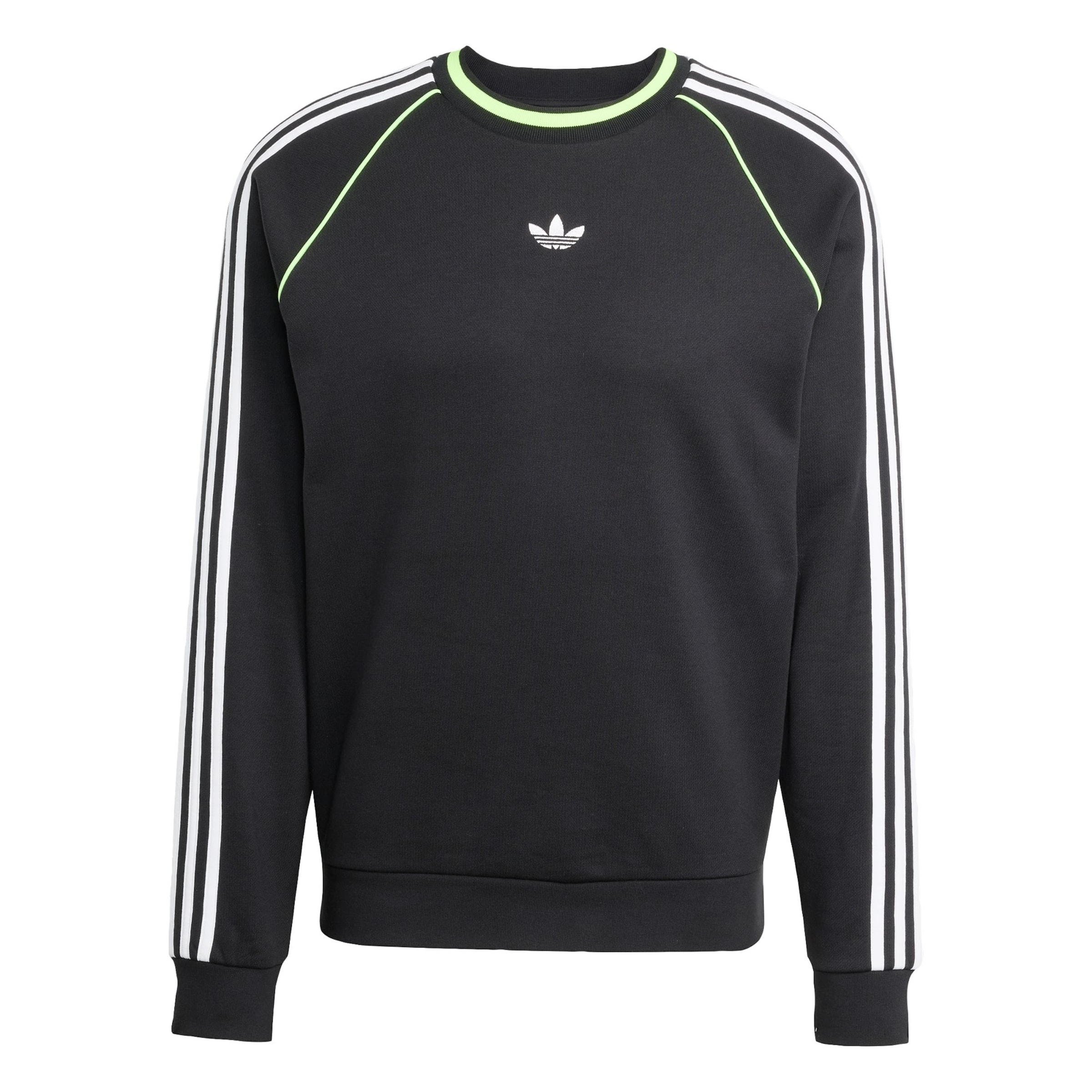 ADIDAS ORIGINALS Sudadera 'Adicolor' en lima / negro / blanco, Vista del producto