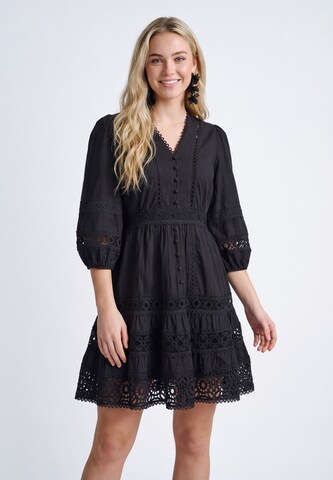 IZIA - Vestido em preto: frente