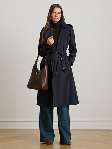 Lauren Ralph Lauren Преходно палто в синьо: отпред