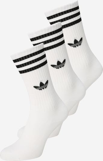 Șosete ADIDAS ORIGINALS pe negru / alb, Vizualizare produs