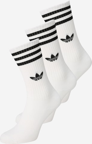 ADIDAS ORIGINALS Socks in White: front