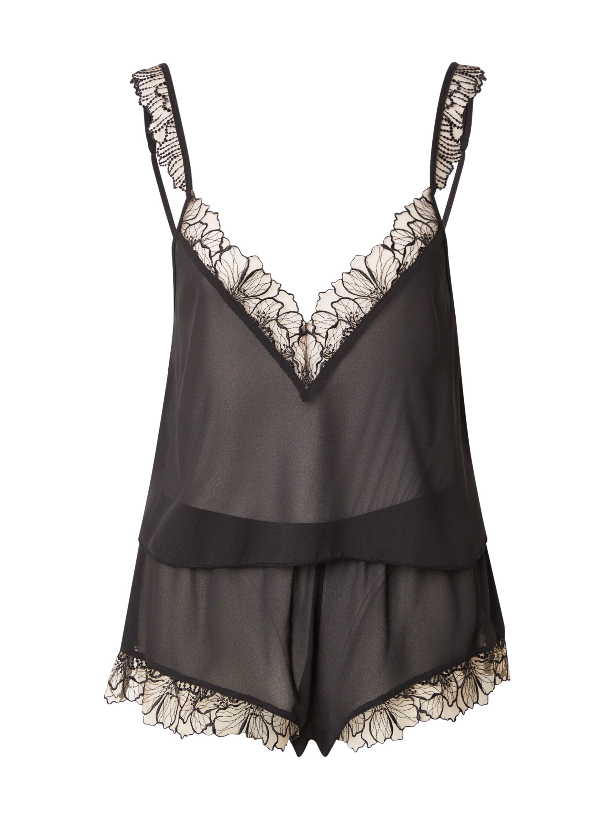 Bluebella - Calções de pijama 'Amarosa' em preto: frente