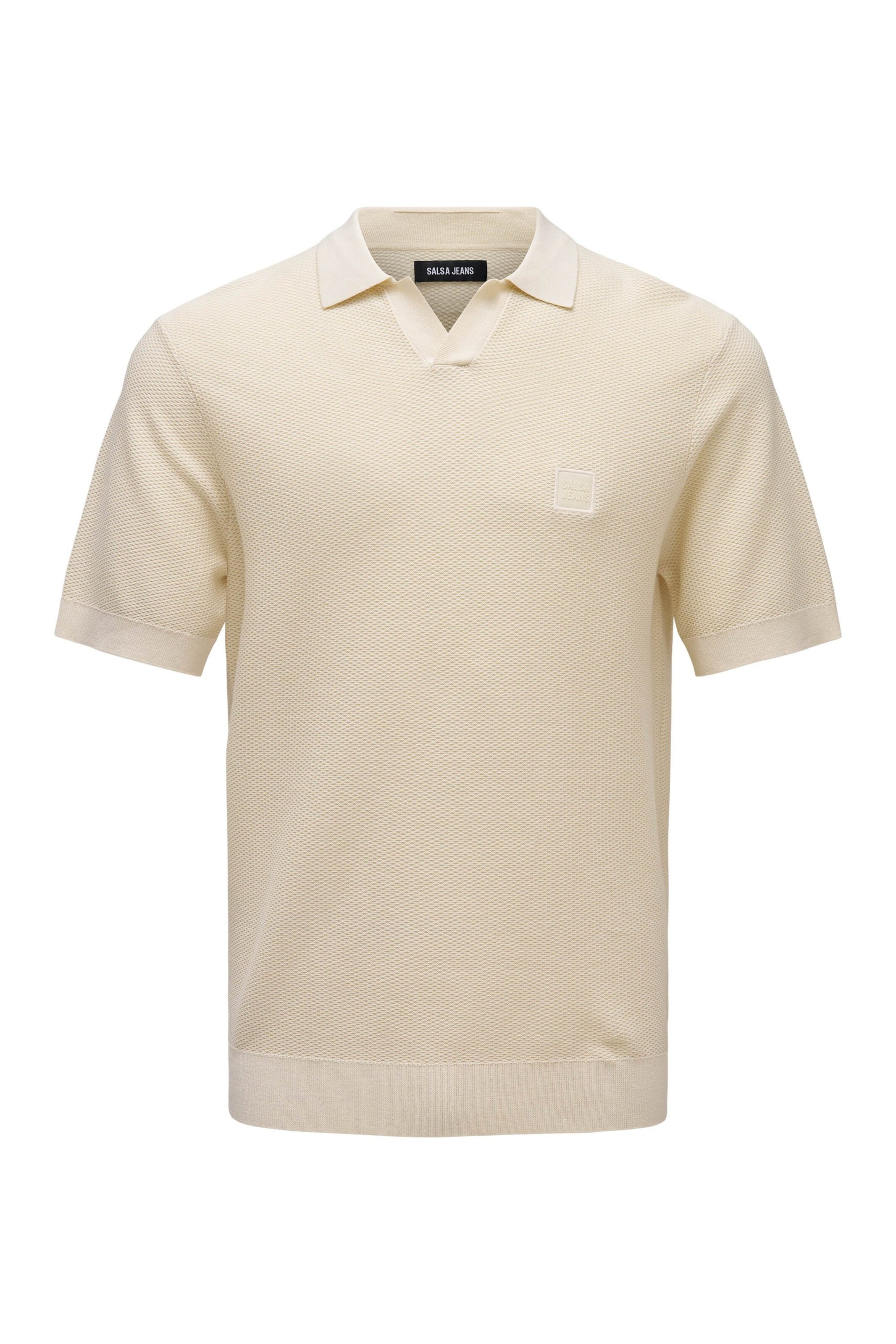 T-Shirt Salsa Jeans en beige : devant