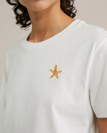 T-shirt WE Fashion en blanc