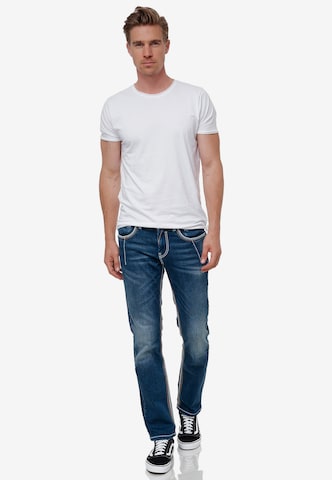 Rusty Neal Regular Jeans 'NEW YORK 49' in Blau