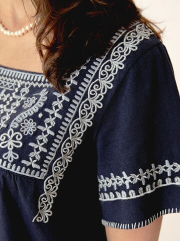 Odd Molly Shirts 'The Earth' i blå