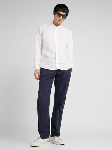 BOGNER Regular fit Button Up Shirt 'Timi' in White