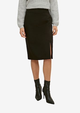 COMMA Skirt 'Dobby' in Black: front