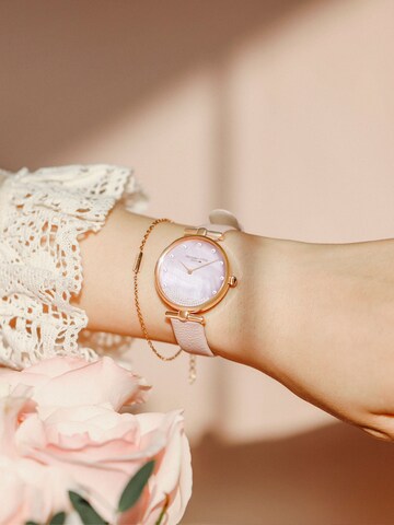 Victoria Hyde Uhr 'Pearl' in Pink: Vorderseite
