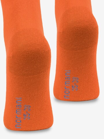 Chaussettes montantes normani en orange