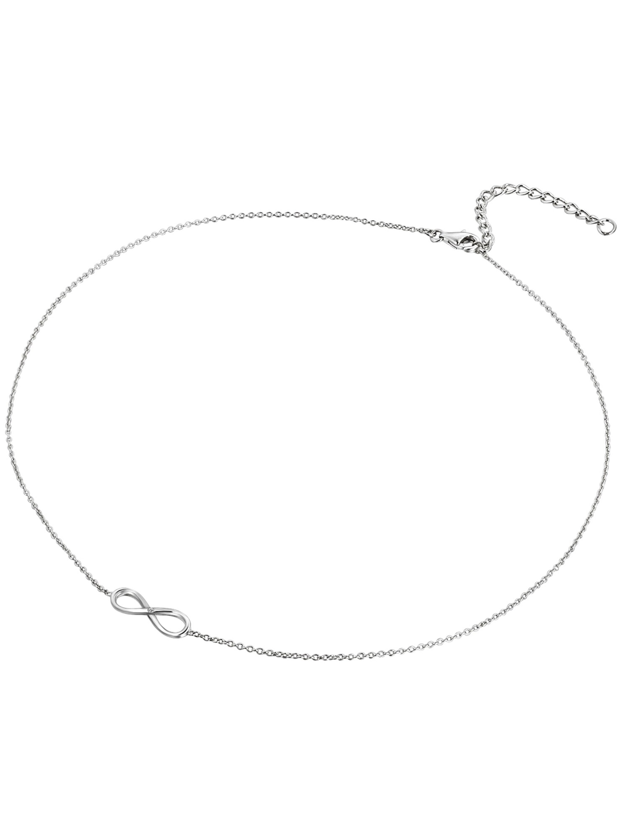 Lulu & Jane Ketting in Zilver: voorkant