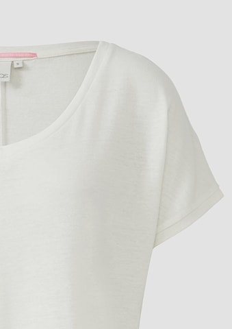 QS T-Shirt in Beige