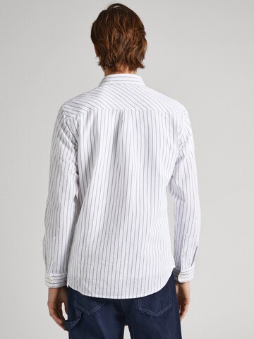 Pepe Jeans Comfort Fit Hemd 'CROVIE' in Weiß