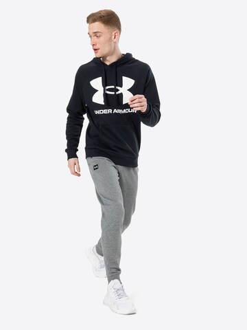 UNDER ARMOUR Sports sweatshirt 'Rival' in Black