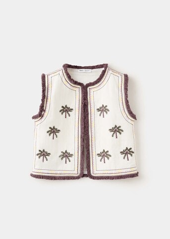 MANGO KIDS Vest 'Palmi' in Beige