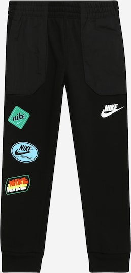 Pantaloni Nike Sportswear pe albastru deschis / verde măr / negru / alb, Vizualizare produs