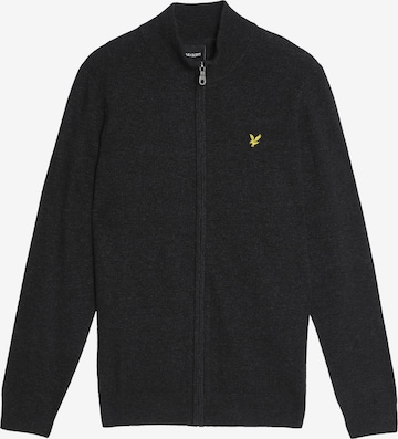Lyle & Scott Sweatvest in Grijs: voorkant
