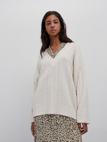 EDITED Pullover 'Aleena' in Beige: predná strana