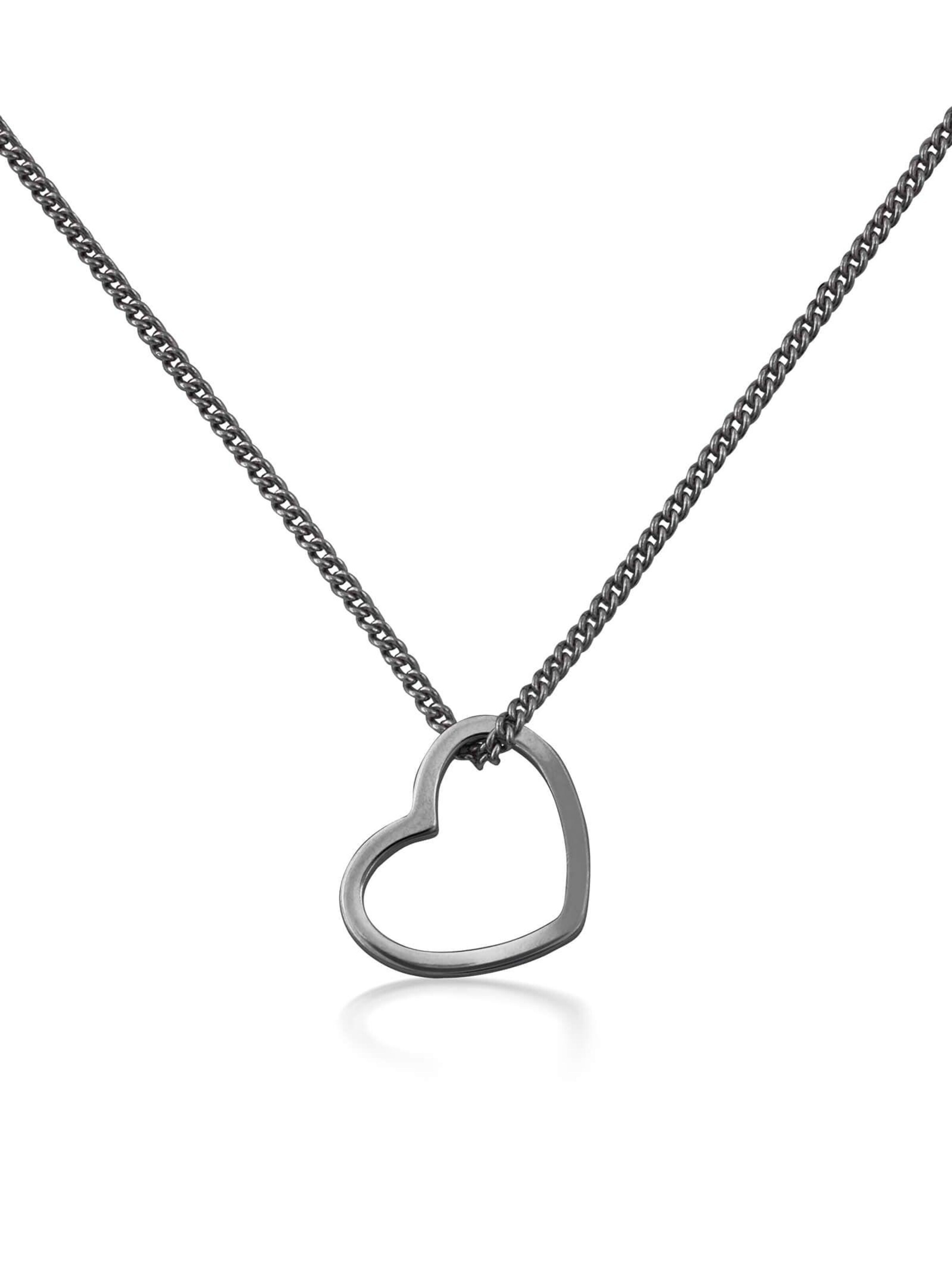 modabilé Anhänger 'HEART'‌‌‌‌‌ in Schwarz