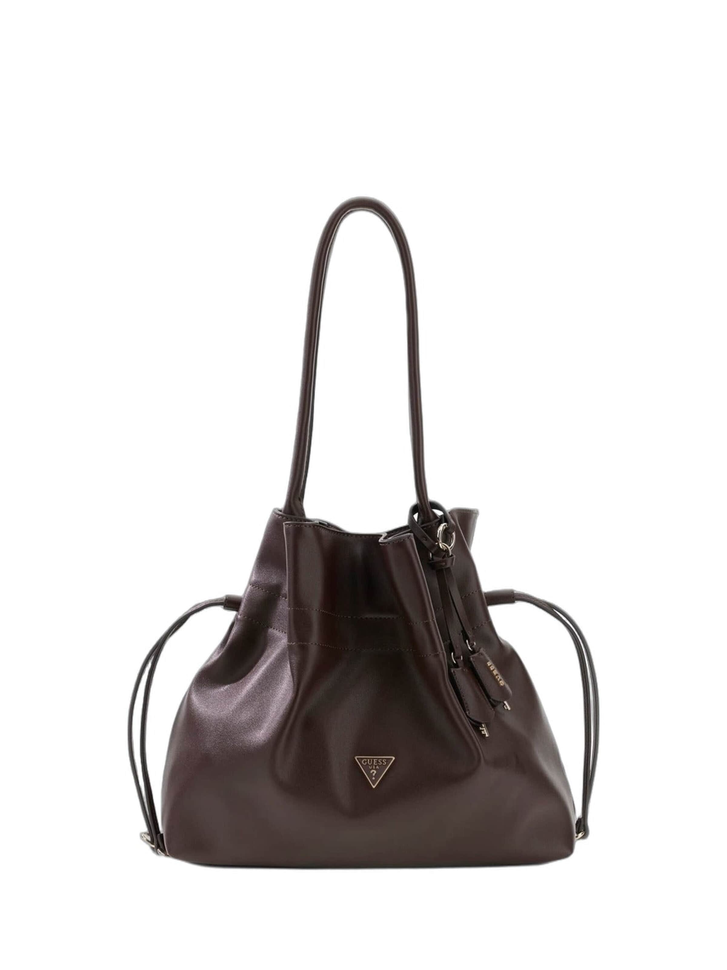 GUESS Nakupovalna torba 'Guess Cabas Karima Brown' v velikosti One Size  | rjava barva, Prikaz izdelka