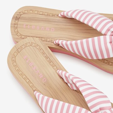 Elbsand T-Bar Sandals in Pink