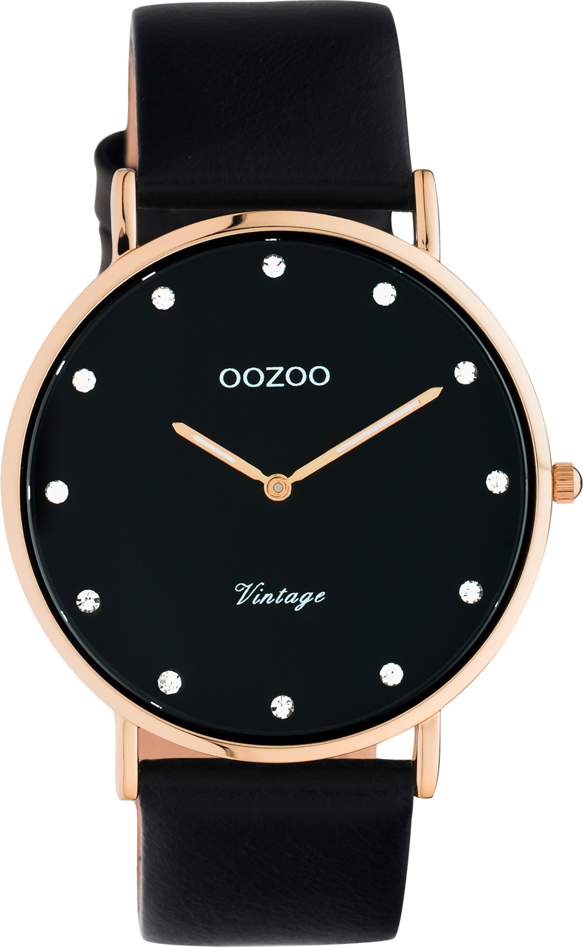 OOZOO Analog Watch in Gold: front