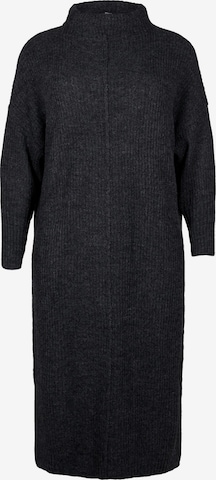 Robes en maille 'ARA' Zizzi en gris : devant