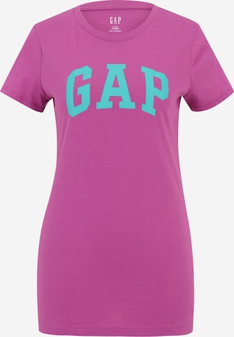 T-shirt 'CLASSIC' Gap Tall en violet : devant