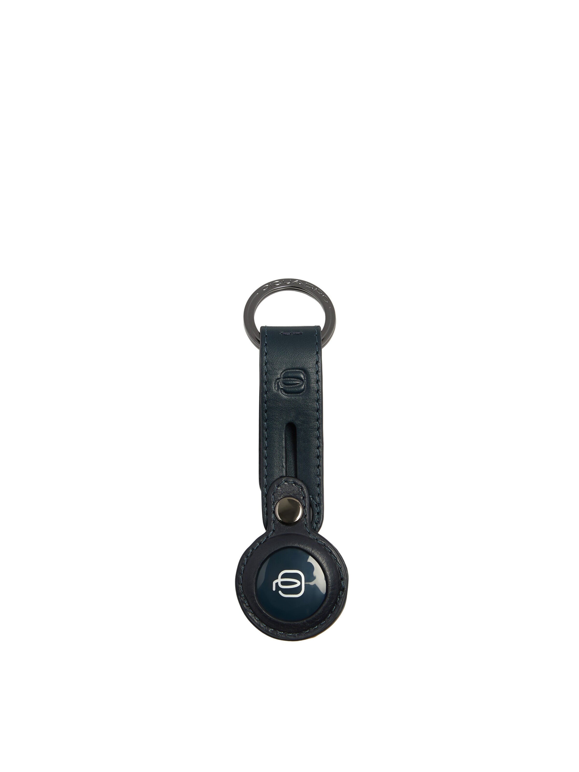Piquadro Sleutelhanger in Blauw: voorkant