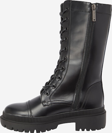 Pepe Jeans Schnürstiefel 'BETTLE' in Schwarz