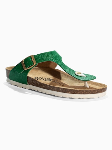 Bayton T-bar sandals 'Mercure' in Green